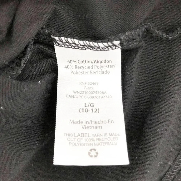 Wonder Nation Kids Girls Black Tank Top Size L - Picture 3 of 4